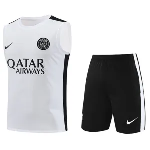 Paris Saint-Germain Shorts- und Weste-Set 2024/25 - Weiß