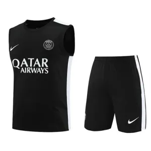 Paris Saint-Germain Shorts- und Weste-Set 2024/25 - Schwarz