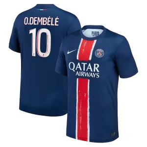 Maglia di casa di Paris Saint-Germain 2024/25 indossata da Ousmane Dembélé - Blu/Rosso