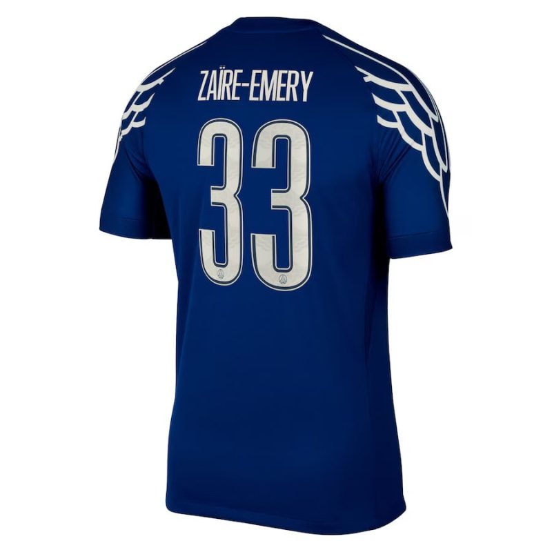 Zacharie Emery's Paris Saint - Germain 2024/25 Fourth Kit - Blue