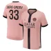 Maillot de troisième choix de Paris Saint - Germain 2024/25 du joueur Zacharie Emery - Rose