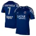 Khvicha Kvaratskhelia's Paris Saint - Germain 2024/25 Fourth Kit - Blue
