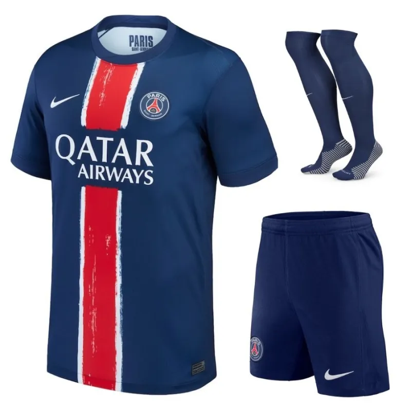 Paris Saint - Germain Kids' 2024/25 Home Kit - Blue