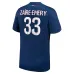Jeu de kit domicile 2024/25 pour enfants de Paris Saint - Germain du joueur Warren Zaire - Emery - Bleu