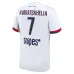 Set della kit fuori casa 2024/25 per bambini di Paris Saint - Germain indossato da Khvicha Kvaratskhelia - Bianco
