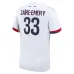 Jeu de kit extérieur 2024/25 pour enfants de Paris Saint - Germain du joueur Warren Zaire - Emery - Blanc