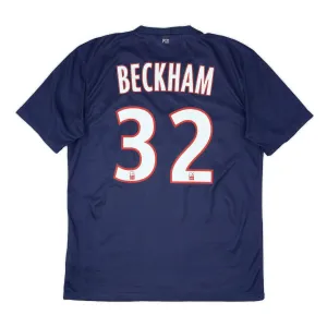 Camisa retro de Beckham de Paris Saint-Germain, local 2012/13 - Azul
