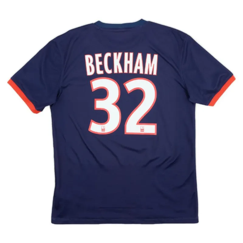 Beckham Paris Saint-Germain Retro Jersey 2013/14 Home - Blue