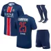 Paris Saint-Germain 2025 Kit de casa UCL Champions para niños con una estrella- Azul