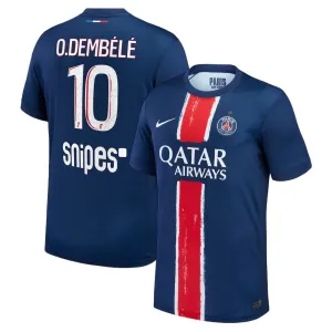 Paris Saint-Germain O.DEMBÉLÉ 2024/25 Heimtrikot mit einem Stern- Blau