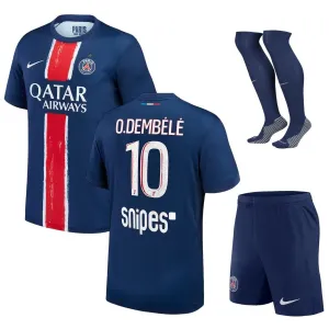 Paris Saint - Germain O.DEMBÉLÉ 2024/25 Maglia - tuta per bambini di casa con una stella- Blu
