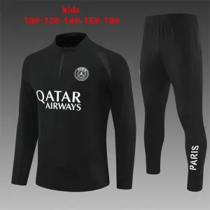 PSG 2025/26 Set Sportivo Bambino nero