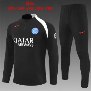 PSG 2025/26 Set Sportivo Bambino nero