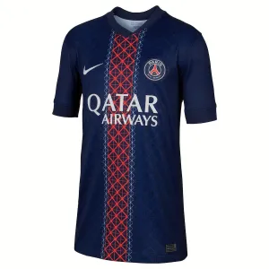 Paris Saint-Germain Kids' 2025/26 Home Jersey - Blue/Red