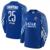 PSG 2025/26 UCL Fourth Long Sleeve Jersey Blue