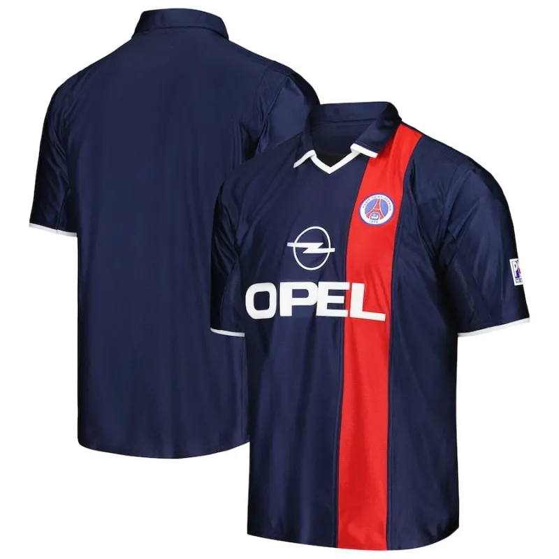 Paris Saint-Germain 2001/02 Home Retro Traditional Jersey - Blue