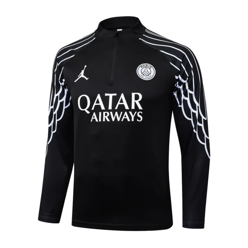 Paris Saint-Germain 2025/26 Tracksuit - Black