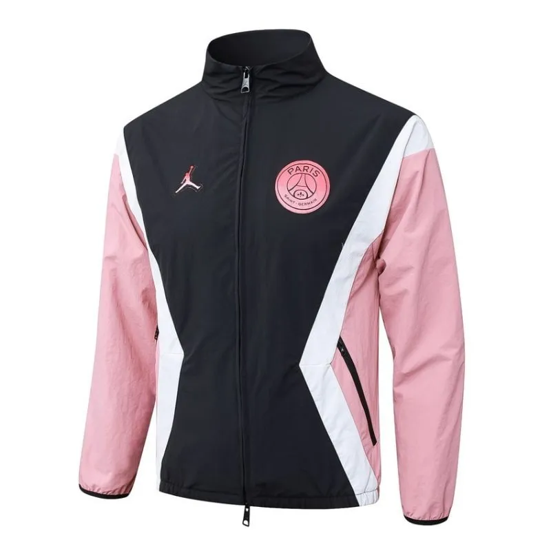 Paris Saint-Germain 2025/26 Sports Jacket - Black/Pink