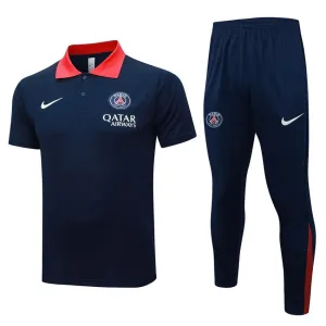 Polo Sportiva Paris Saint-Germain 2025/26 - Blu/Rosso
