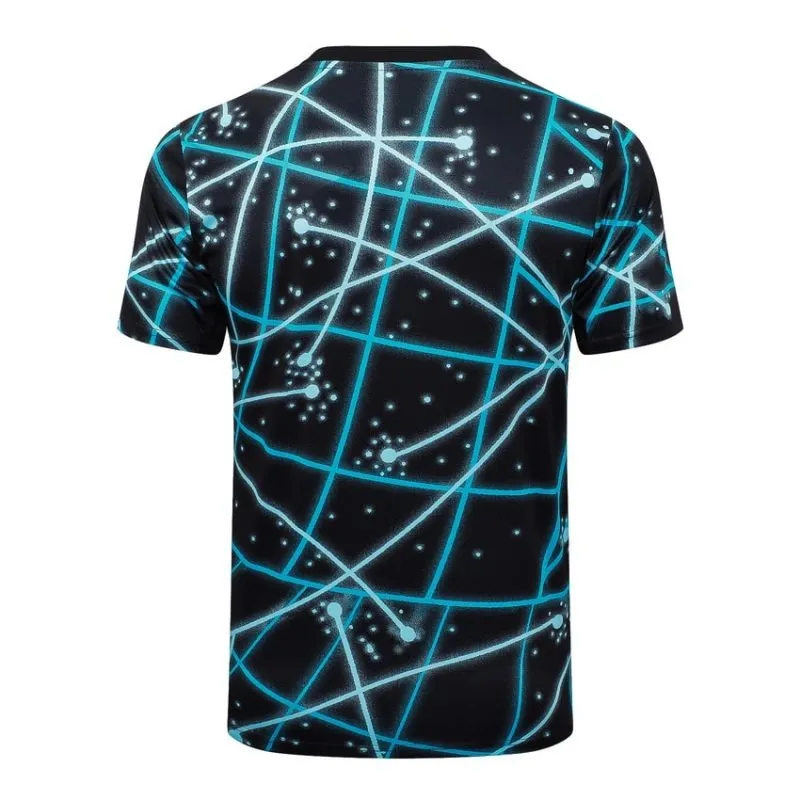 Paris Saint-Germain 2025/26 Training Jersey + Shorts - Black/Blue