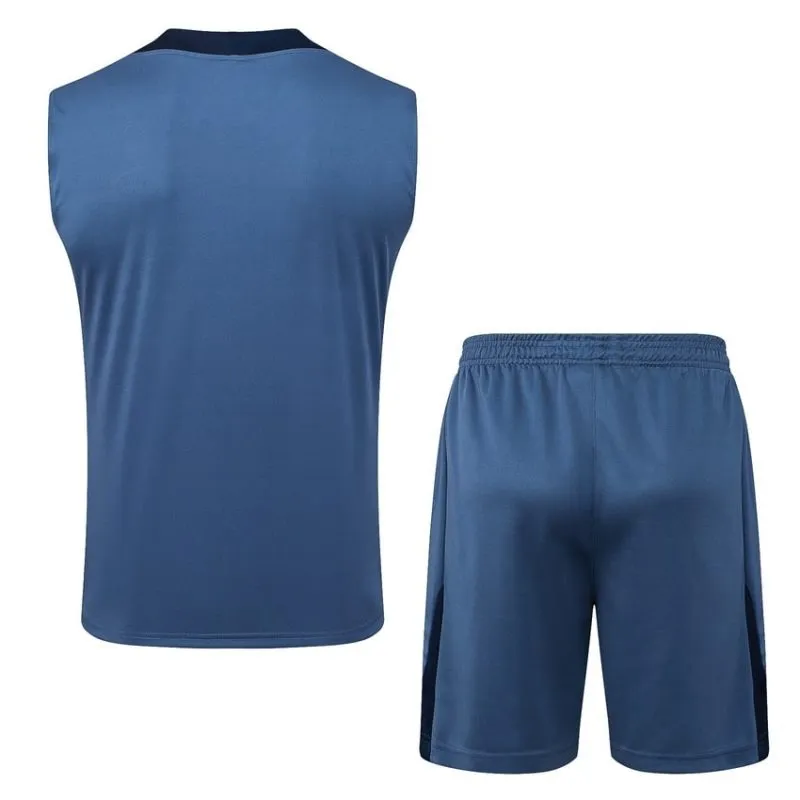 Paris Saint-Germain 2025/26 Shorts and Tank Top Set - Blue