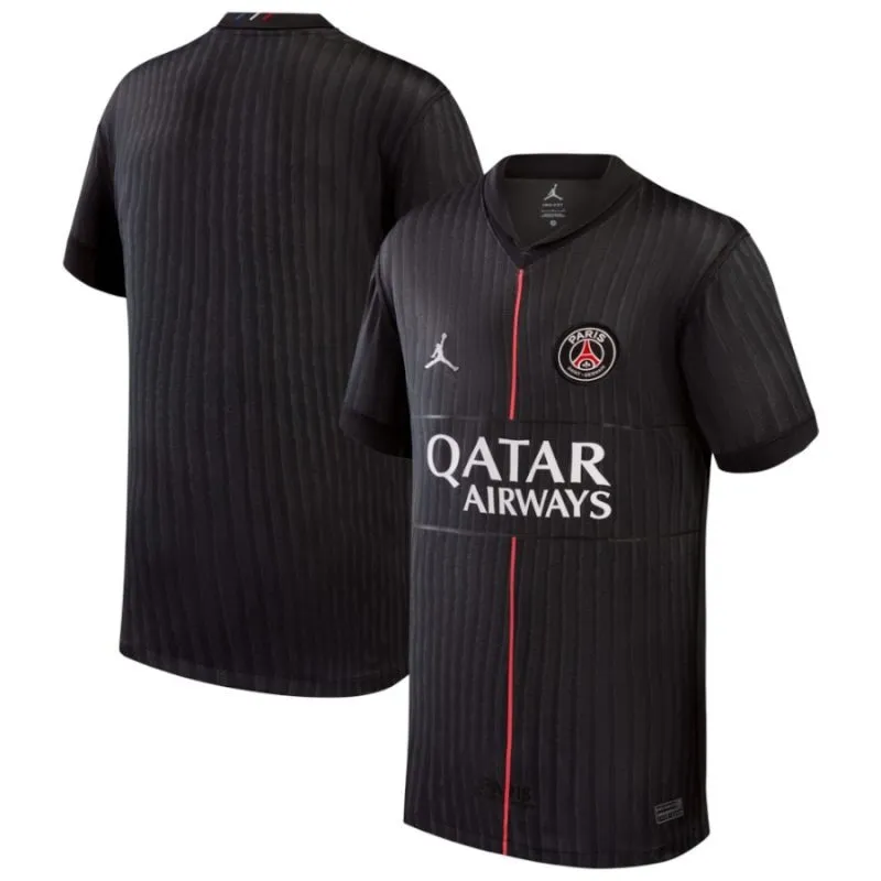 Paris Saint-Germain 2025/26 Fourth Kids Jersey - Black