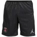 Paris Saint-Germain 2025/26 Fourth Shorts - Black