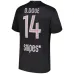 Paris Saint-Germain  D.DOUÉ 2025/26 Fourth Kids Kit - Black