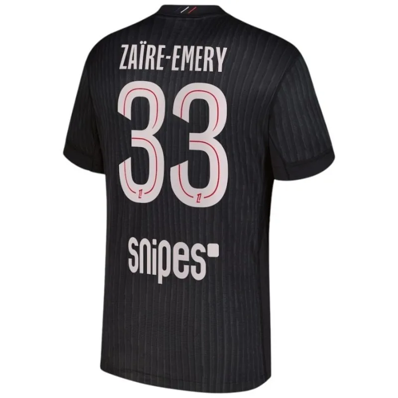 Paris Saint-Germain ZAÏRE-EMERY 2025/26 Fourth Kids Kit - Black