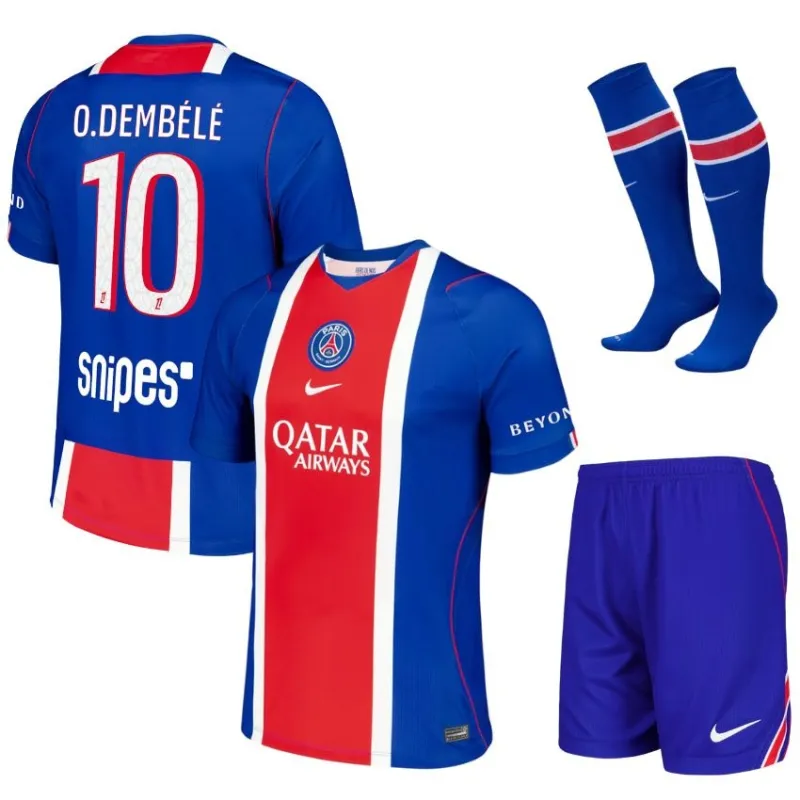 Maillot Kit Enfant PSG Domicile 2026/27 O.DEMBÉLÉ