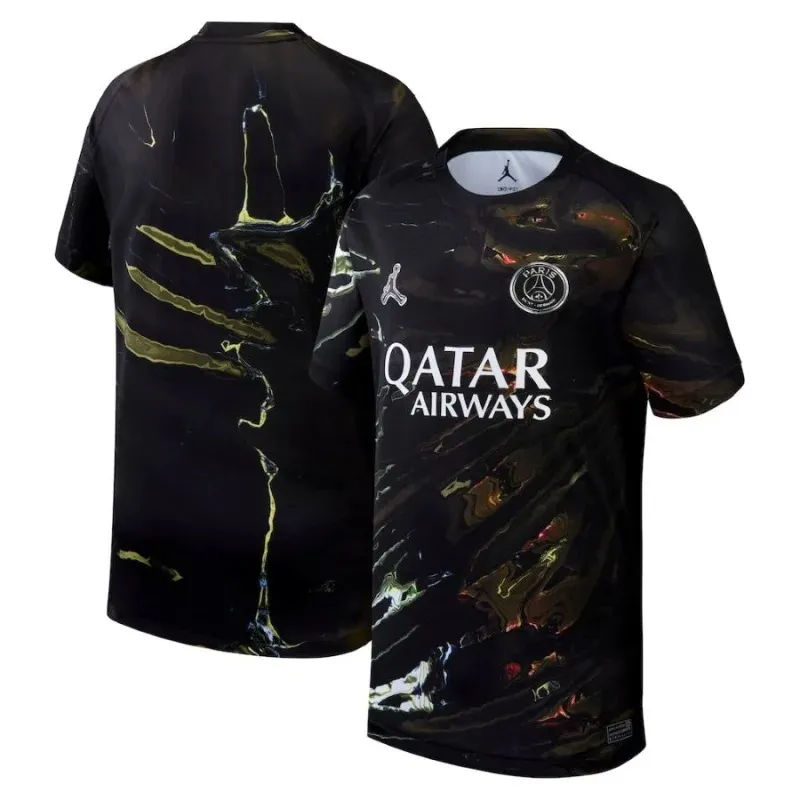 PSG 25/26 Jordan Fifth Kids Jersey Night Edition Black
