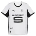 Rennes Camiseta Niño Visitante 2025/26 + Pantalón Corto - Blanco