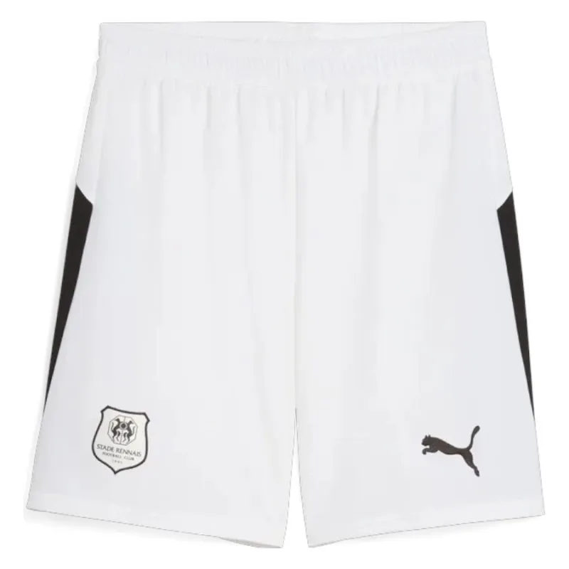 Rennes Camiseta Niño Visitante 2025/26 + Pantalón Corto - Blanco