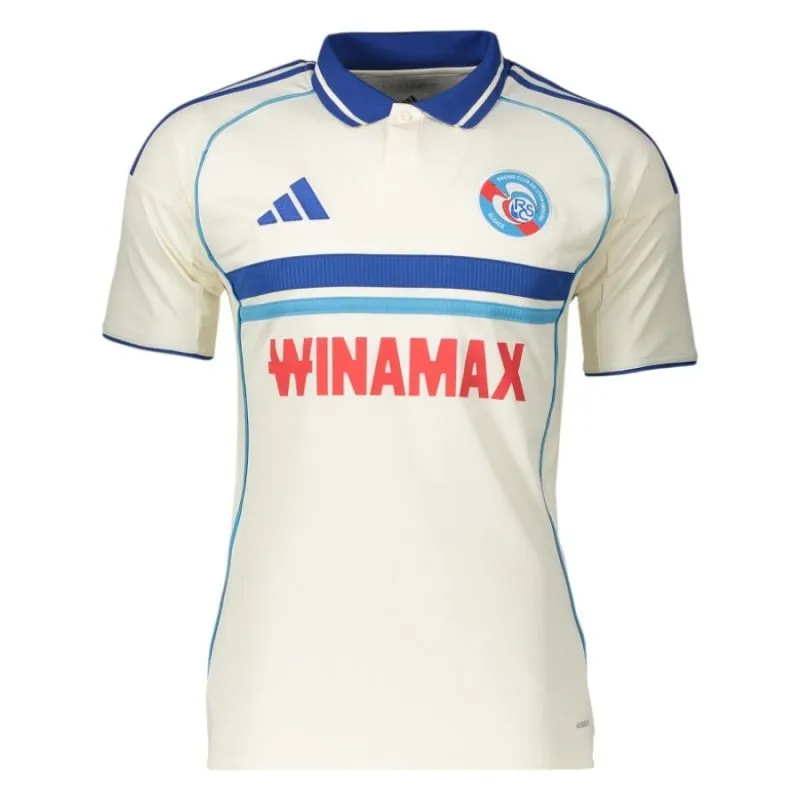Strasbourg 2025/26 Away Kids' Jersey + Shorts - White