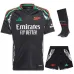 Kit Maglia di trasferta per bambini di Arsenal 2024/25 - Versione per tifosi - Nera