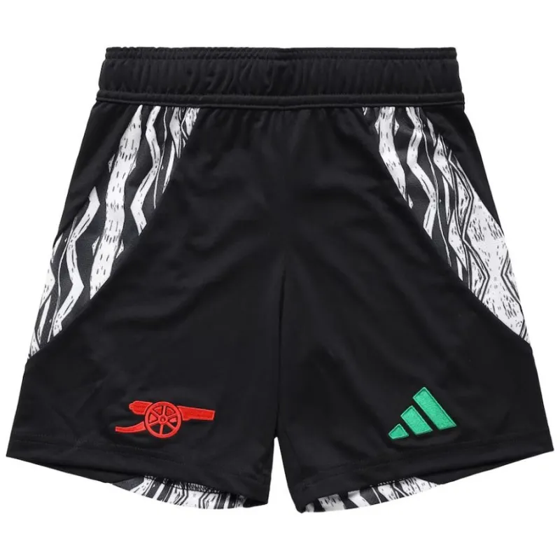 Kit Maglia di trasferta per bambini di Arsenal 2024/25 - Versione per tifosi - Nera