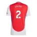 Arsenal 2024/25 Home Replica Jersey - Red (SALIBA)