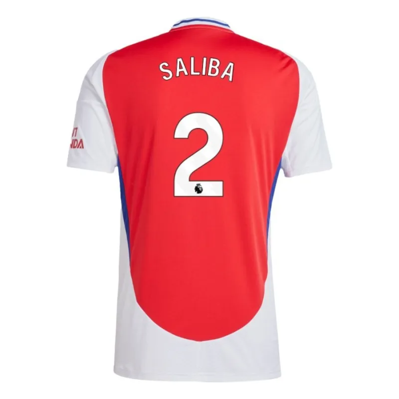 Arsenal 2024/25 Home Replica Jersey - Red (SALIBA)