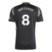 Maglia di replica di trasferta di Arsenal Ødegaard 2024/25 - Nera