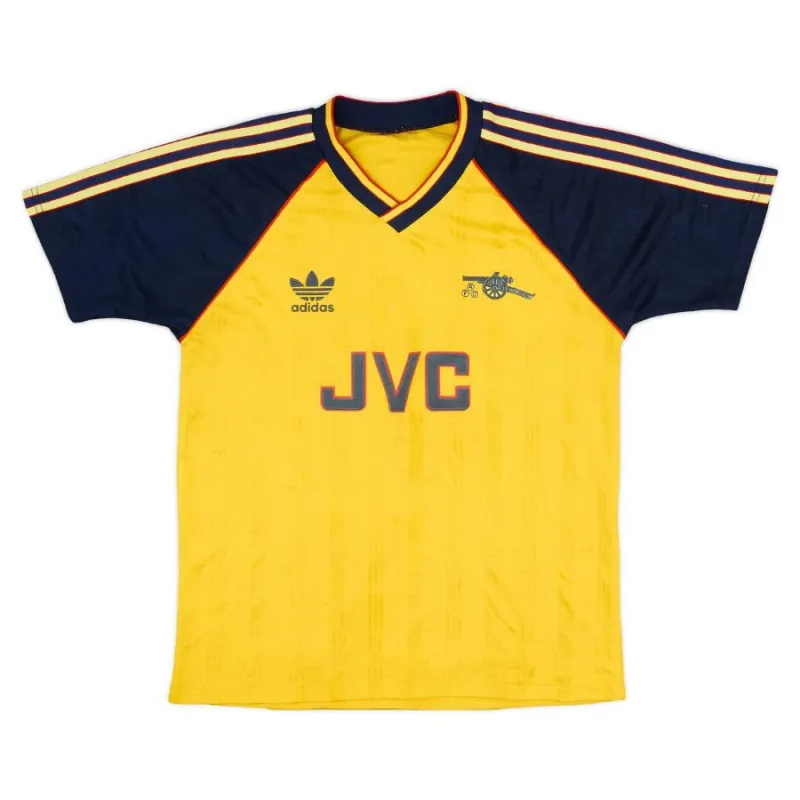 Arsenal 1988/1989 Away Jersey - Yellow