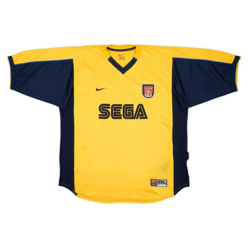 Camiseta de visita Arsenal 1999/2000 - Amarilla
