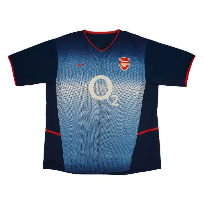 Arsenal 2002/2004 Away Jersey - Blue