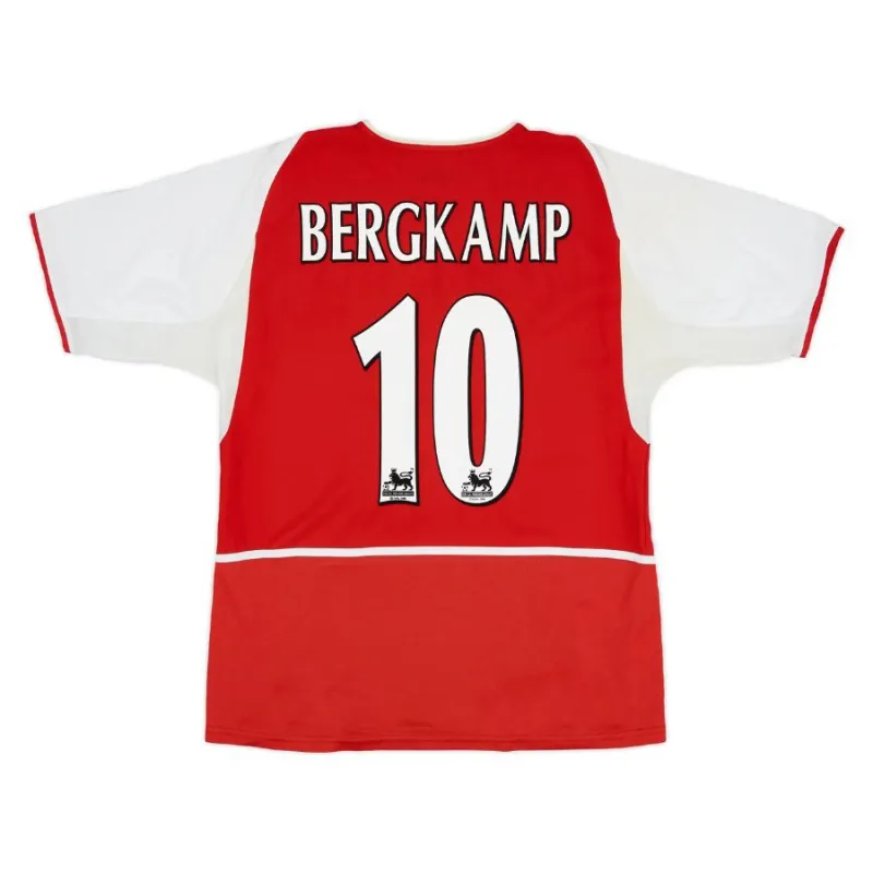 Maillot domicile Bergkamp Arsenal 2000/2002 - Rouge