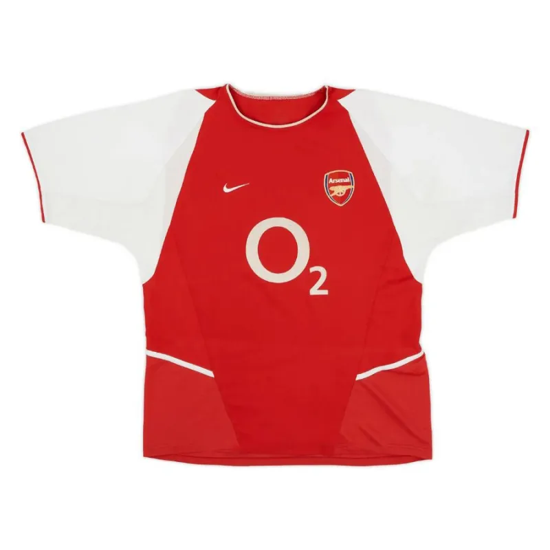 Camiseta de local Bergkamp Arsenal 2002/2004 - Roja