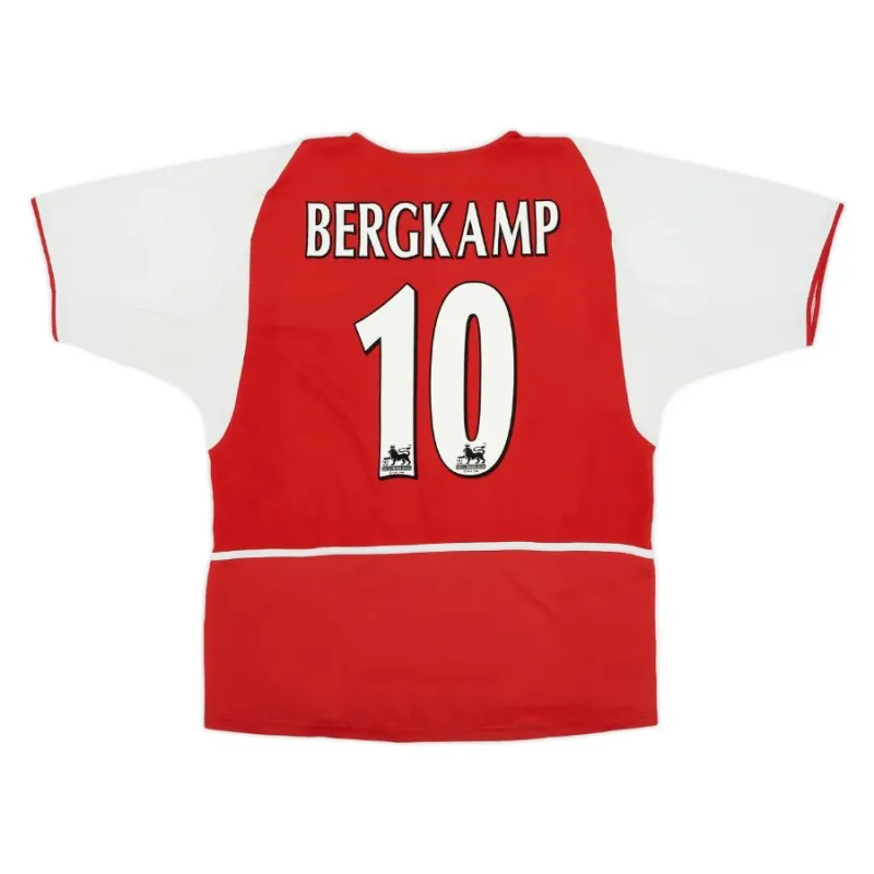 Camiseta de local Bergkamp Arsenal 2002/2004 - Roja