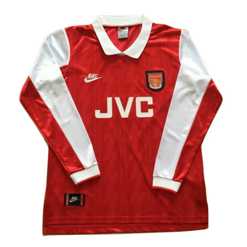 Camiseta retro de local de manga larga Arsenal 1994 - Roja