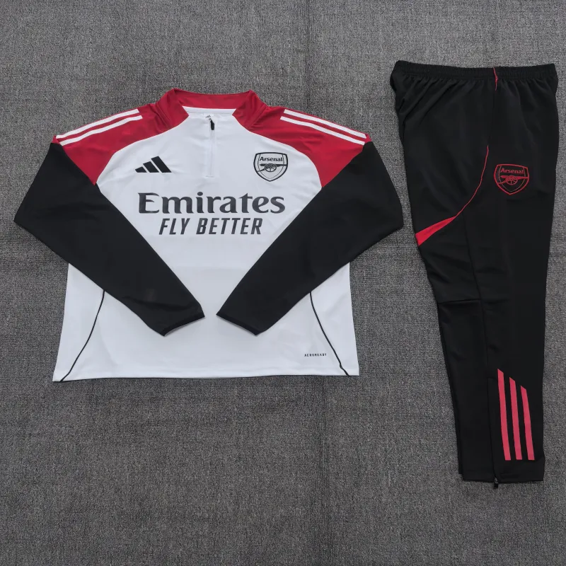 Arsenal 2025/26 Conjunto Deportivo Infantil Blanco