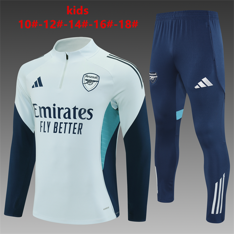 Arsenal 2025/26 Conjunto Deportivo Infantil Blanco