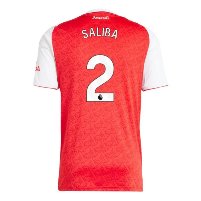 Arsenal SALIBA 2025/26 Home Jersey - Red