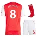 Arsenal ØDEGAARD Kids' Kit 2025/26 Home - Red